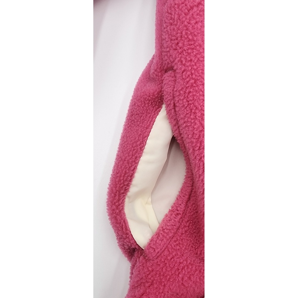Vintage Woolrich Fleece Jacket Small Pink Made in USA Full Snap Front 90s Retro - Picture 11 of 14